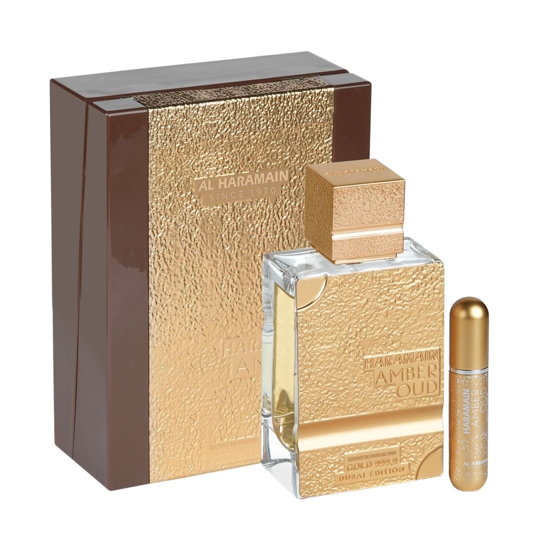 Al Haramain Amber Oud Gold 999.9 Dubai Edition 75ml Extracto EDP